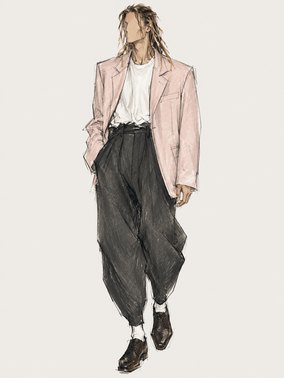 コムデギャルソンオムプリュス 1990AW 大人の不良とは