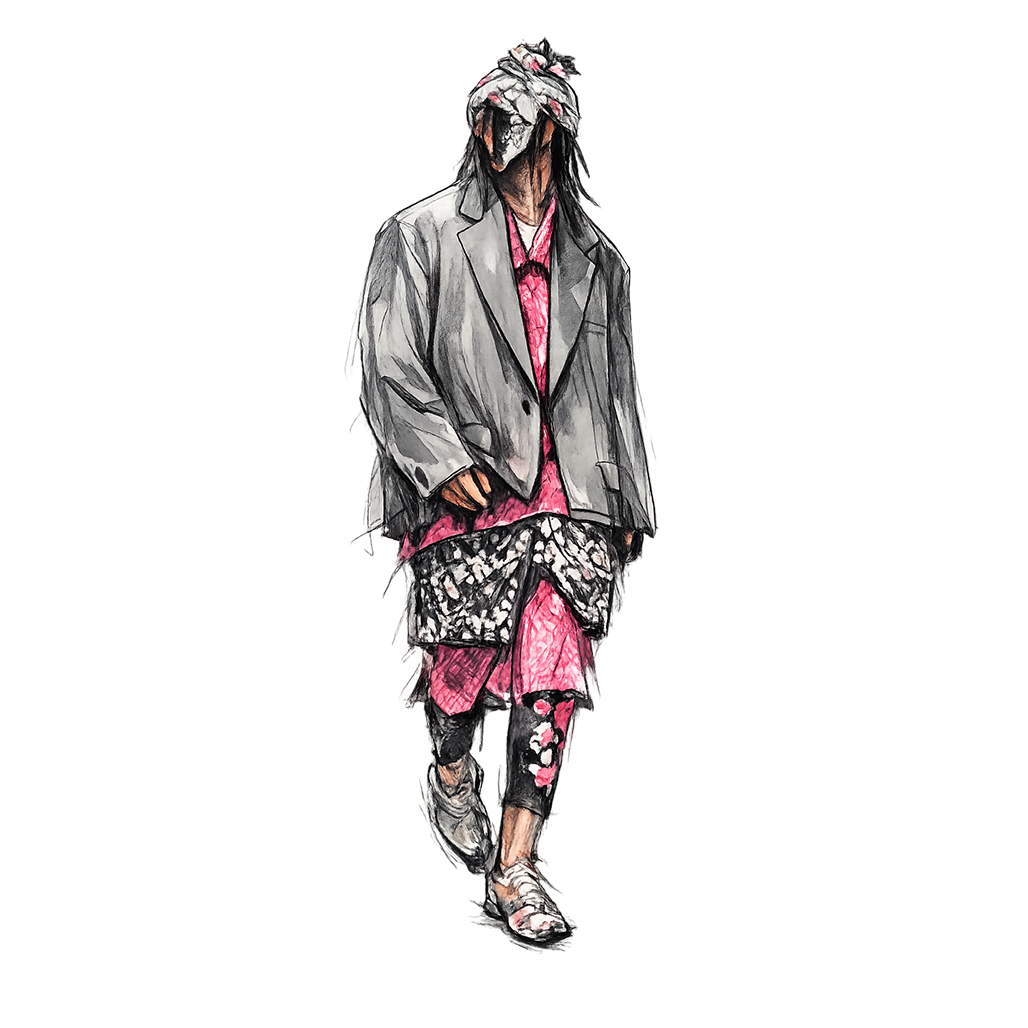 COMME des GARÇONS HOMME PLUS 2022SS 花の存在｜Enclopedia Archive Study
