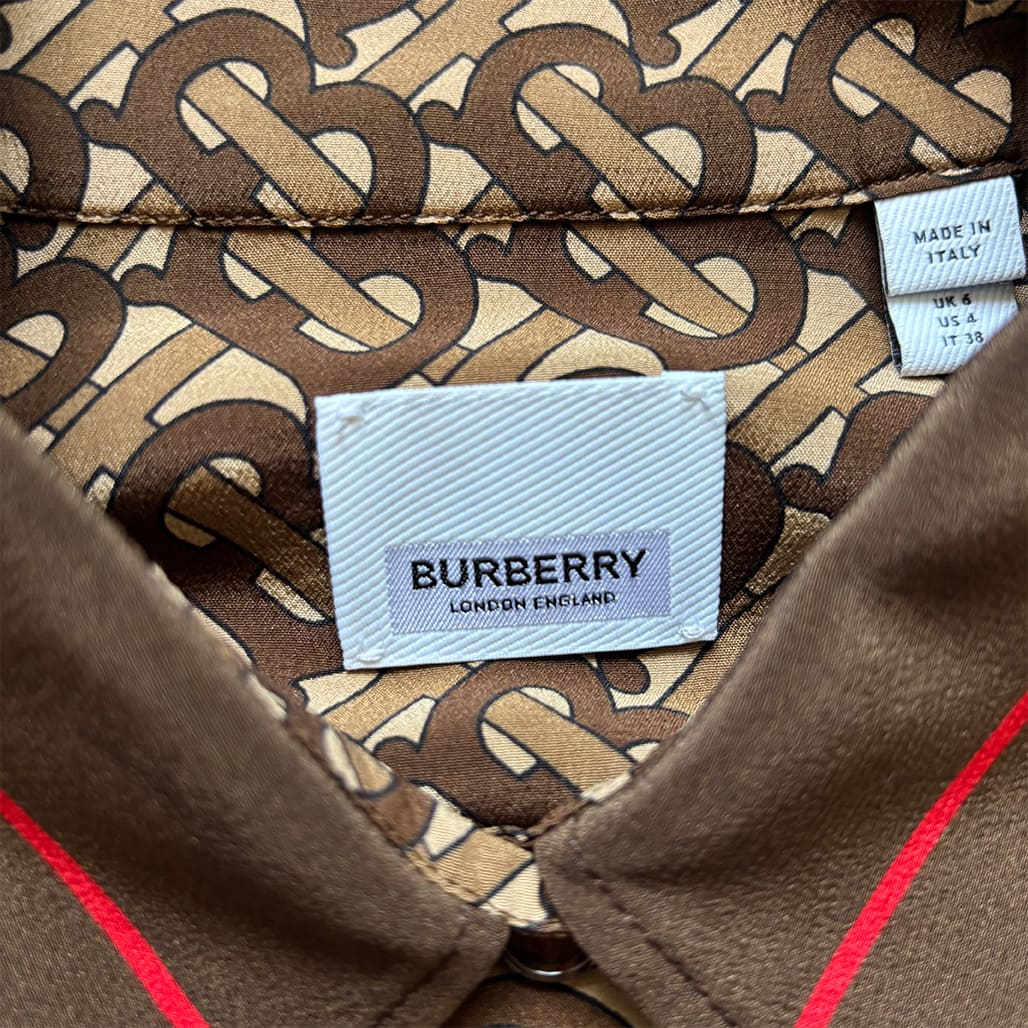 BURBERRY（バーバリー）モノグラムストライプシャツ｜デザイナーズ