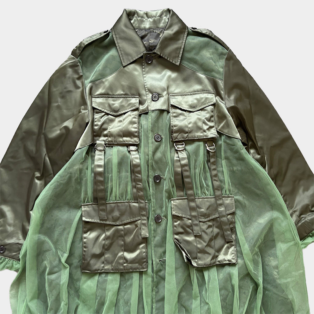 NOIR KEI NINOMIYA（ノワールケイニノミヤ）2024AW チュールコート