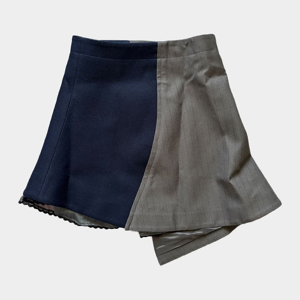 sacai（サカイ）2024AW メルトンウールスカート｜デザイナーズブランド