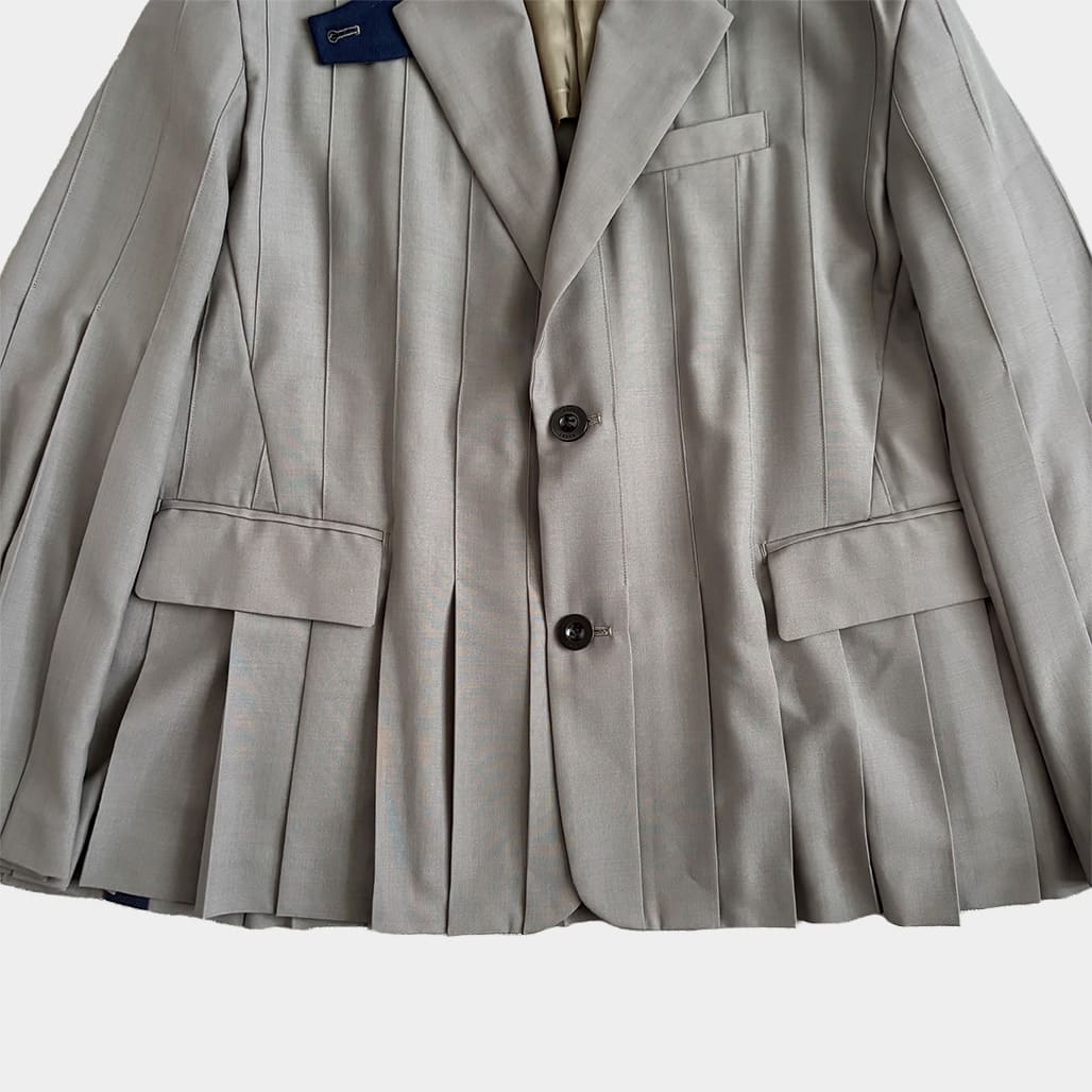 SACAI（サカイ）2023SS プリーツスーチングテーラードジャケット