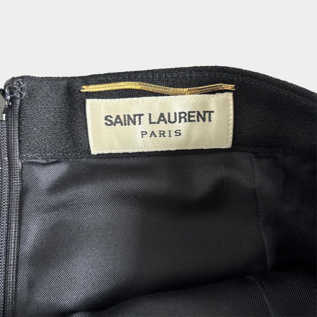 saint laurent サンローラン エディ期 希少 ミニスカート SAINT LAURENT（サンローラン）2014 エディ期 ミニスカート