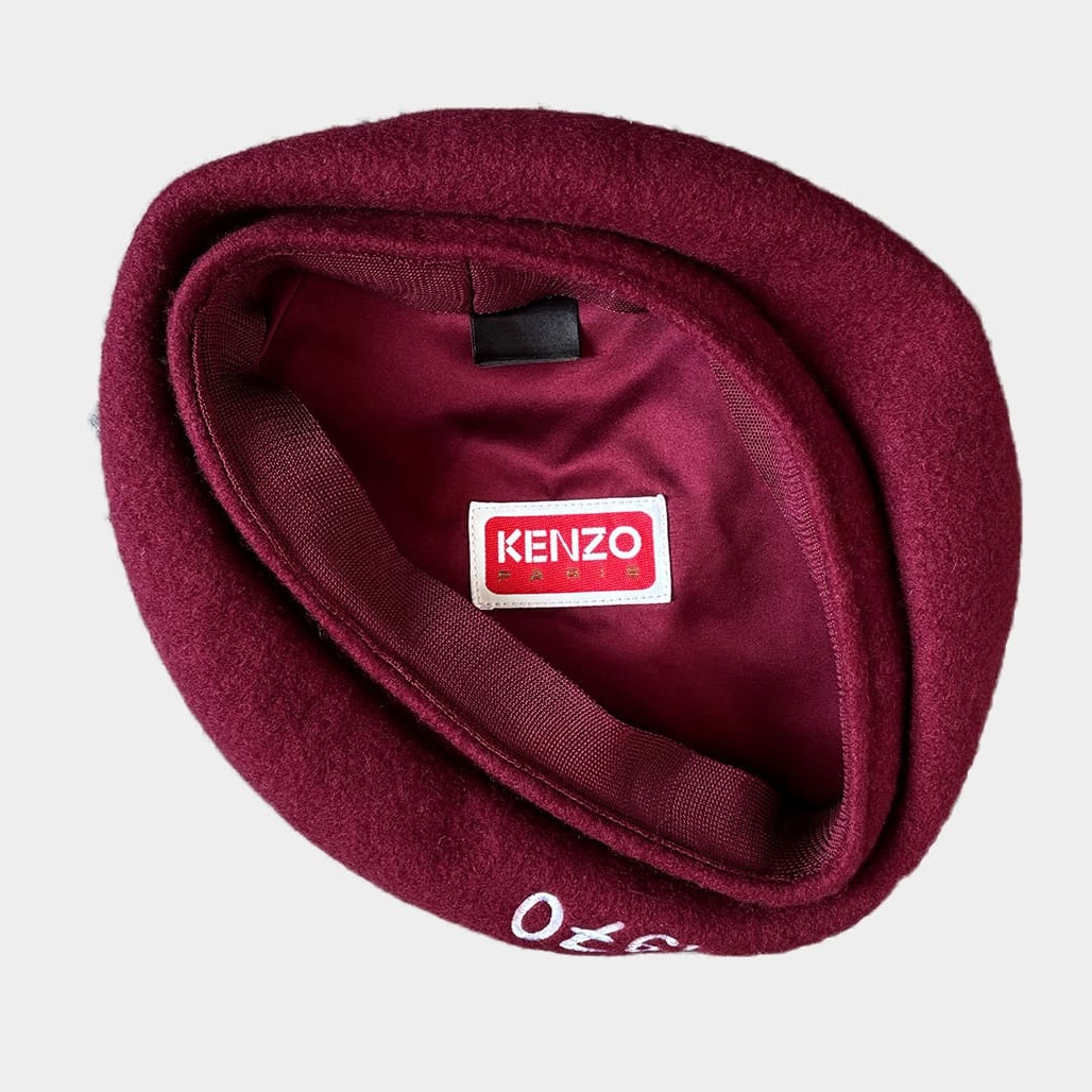 『KENZO』ケンゾー (OS) エッフェル塔刺繍 スーベニア ベレー帽 KENZO(ケンゾー)2022AW エッフェル塔刺繍ベレー帽|洋服レンタル