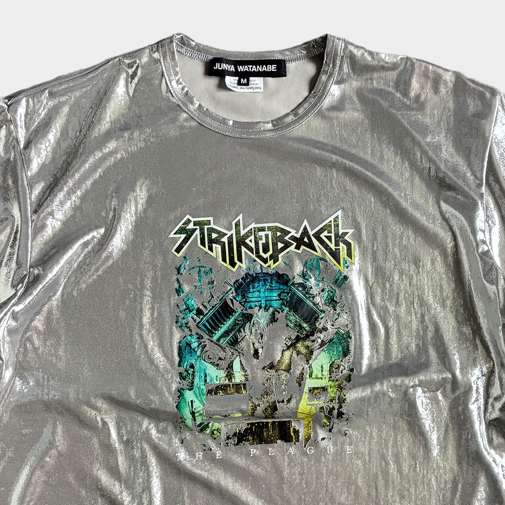 JUNYA WATANABE（ジュンヤワタナベ）2025SS メタリックTシャツ