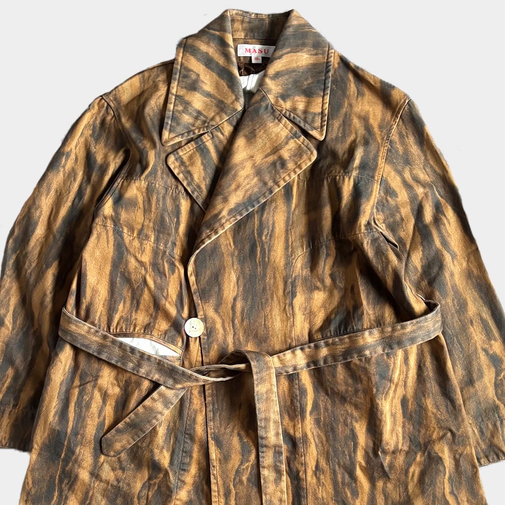 MASU 21ss coat コート　トレンチコート MASU（エムエーエスユー）2021AW トレンチコート｜デザイナーズ