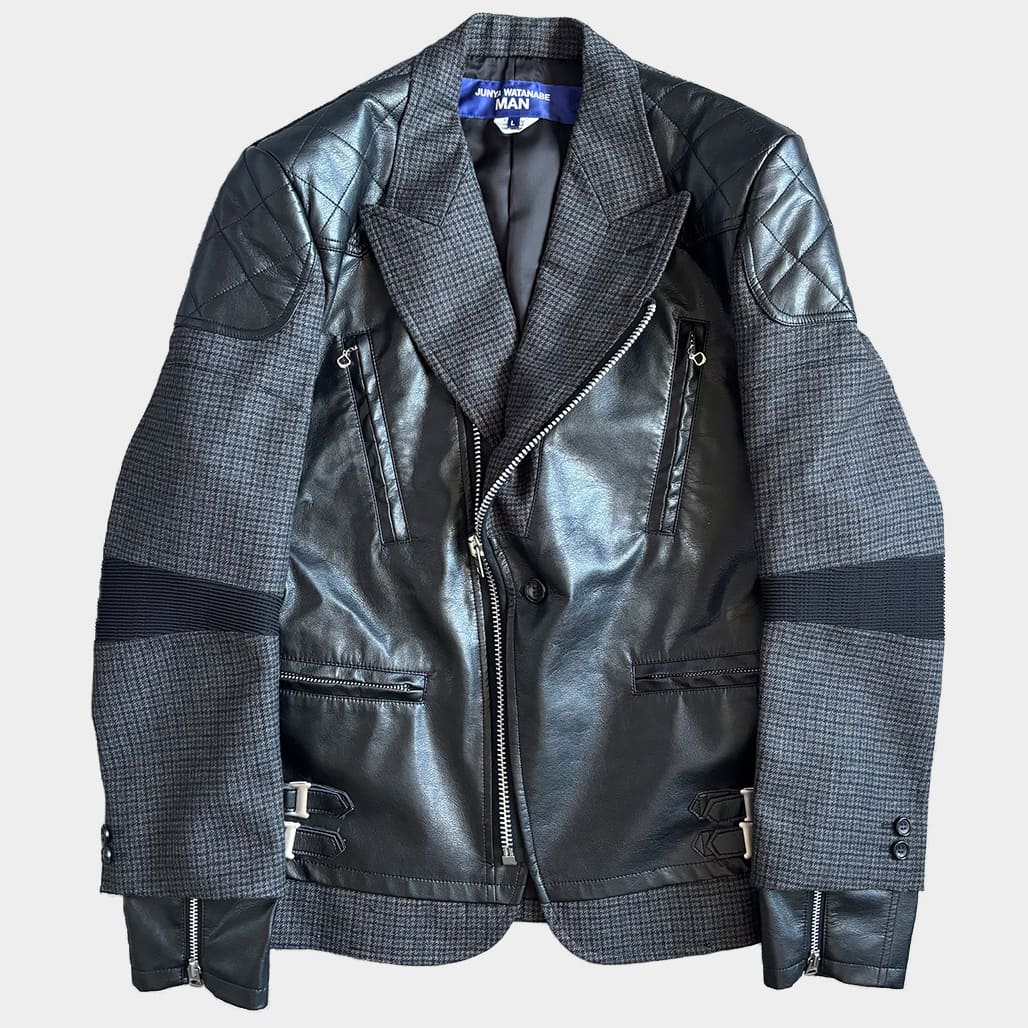 JUNYA WATANABE 異素材切替 ジャケット リバーシブル テーラード JUNYA WATANABE MAN（ジュンヤワタナベマン）2023AW 切り替え