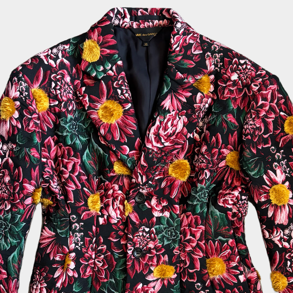 COMME des GARCONS（コムデギャルソン）2023SS フローラルシングル