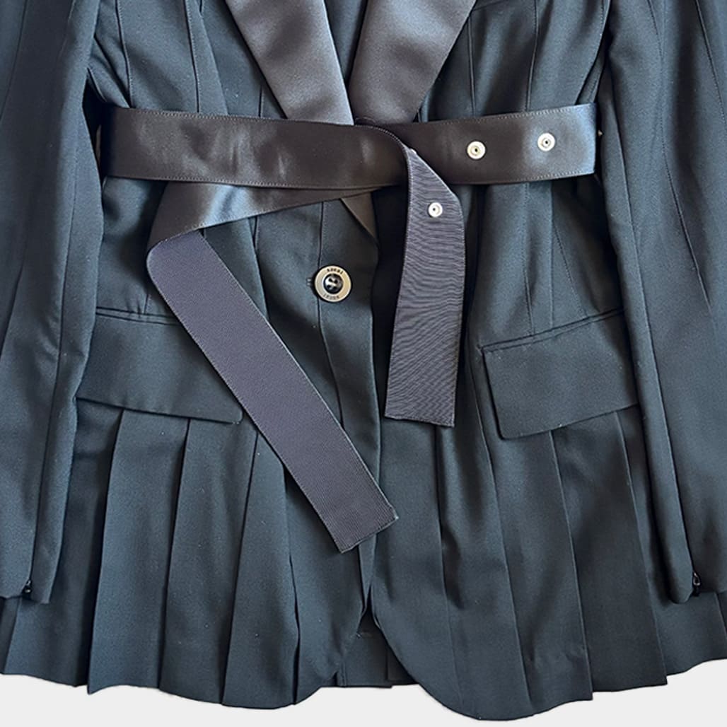 SACAI（サカイ）2023SS 切り替えプリーツテーラードジャケット