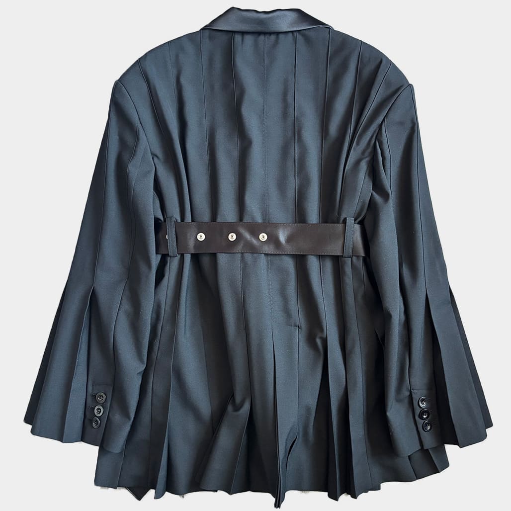 SACAI（サカイ）2023SS 切り替えプリーツテーラードジャケット