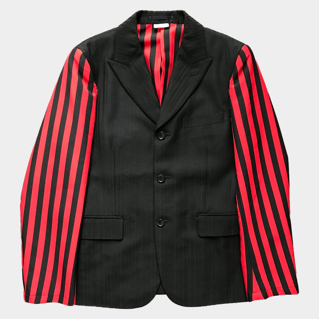 COMME des GARCONS2025年ジャケット Comme Des Garçons Homme Plus ボタン ジャケット | ブラック