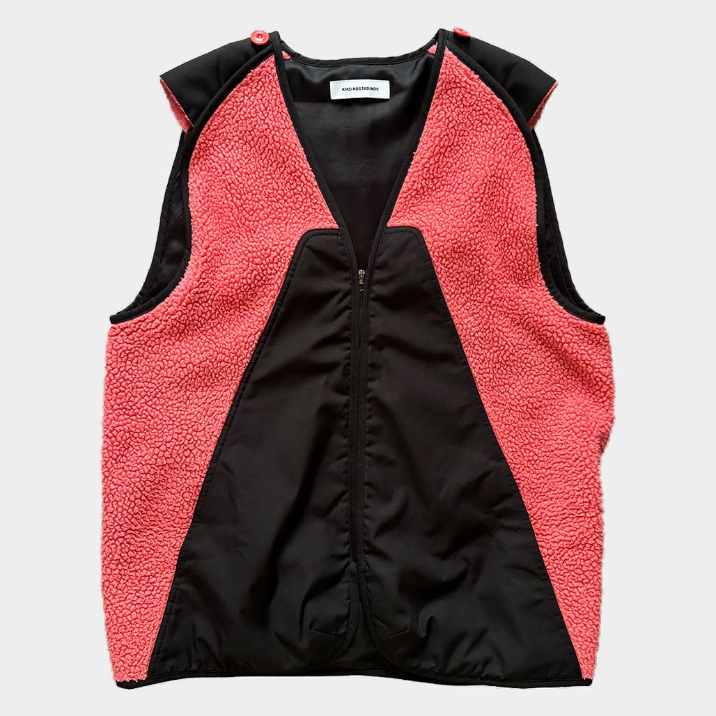 kiko kostadinov 20aw nash ベスト Kiko Kostadinov(キココスタディノフ) NASH INTARSIA VESTニットベスト