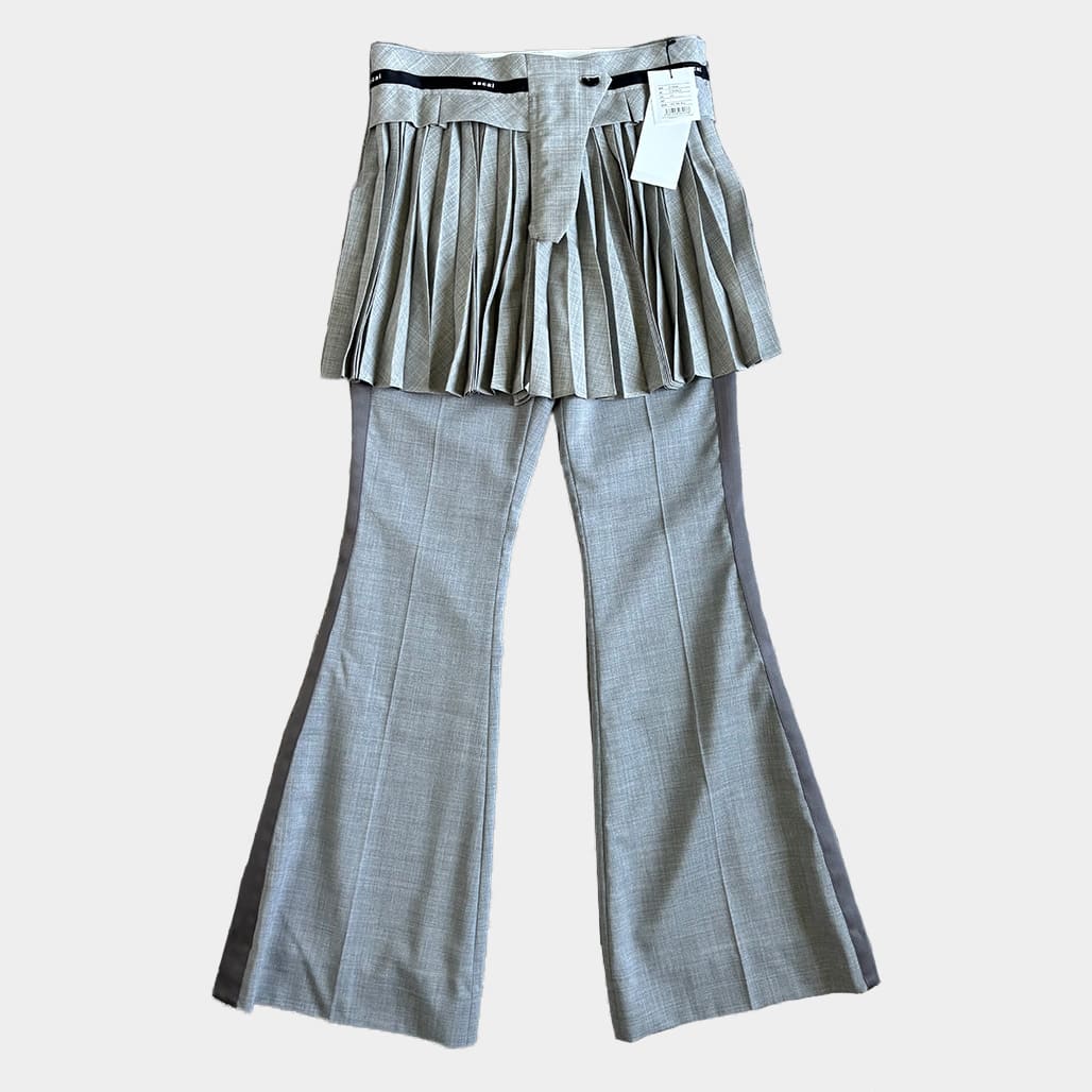 SACAI（サカイ）2021ss プリーツスカートドッキングスラックス