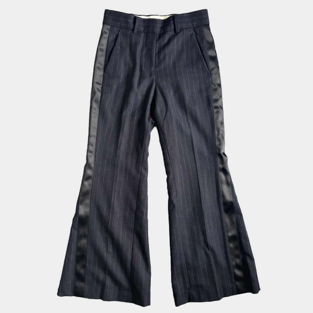 ■sacai■サカイ■ Wool & Silk Wide Leg Pants■パンツ sacai（サカイ）2022-2023AW フレアウールパンツ｜洋服レンタル