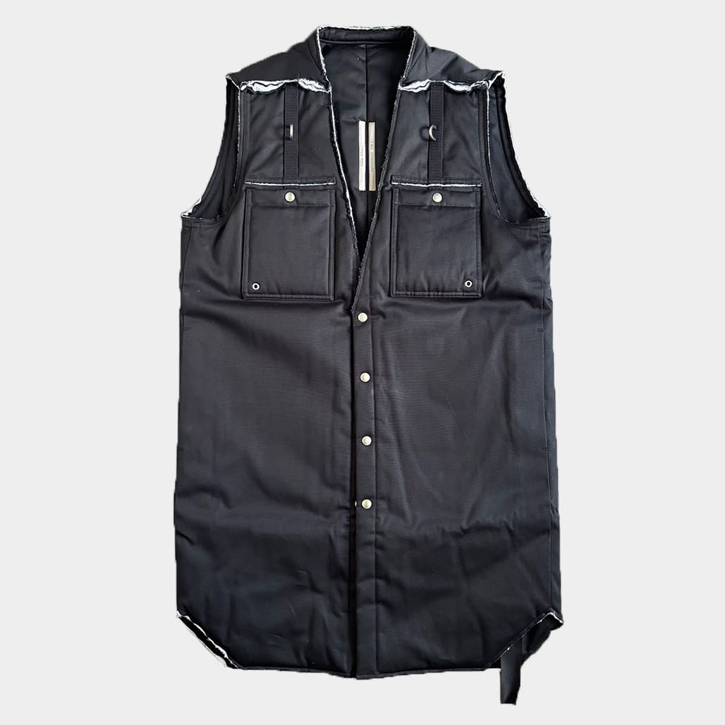 Rick Owens 21ss ベストジャケット RICK OWENS（リックオウエンス）2021AW スナップボタンベスト