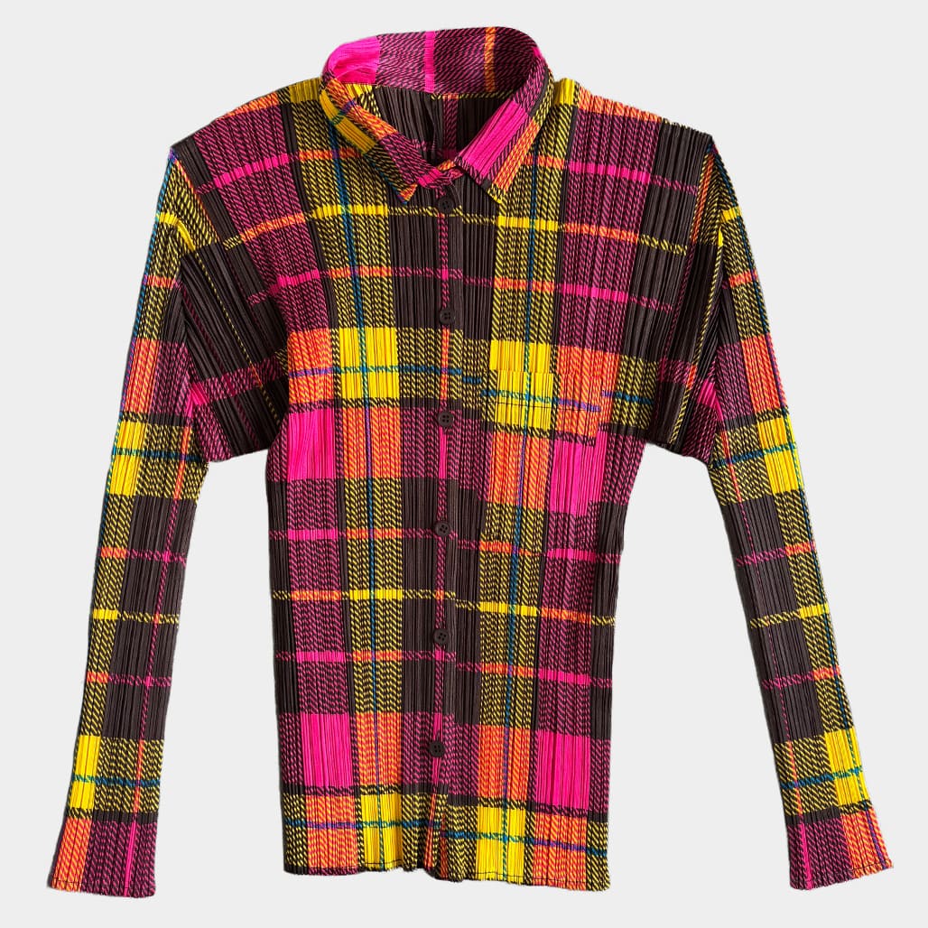 PLEATS PLEASE 長袖　シャツプリーツプリーズ プリーツプリーズ イッセイミヤケ 長袖シャツ PLEATS PLEASE ISSEY