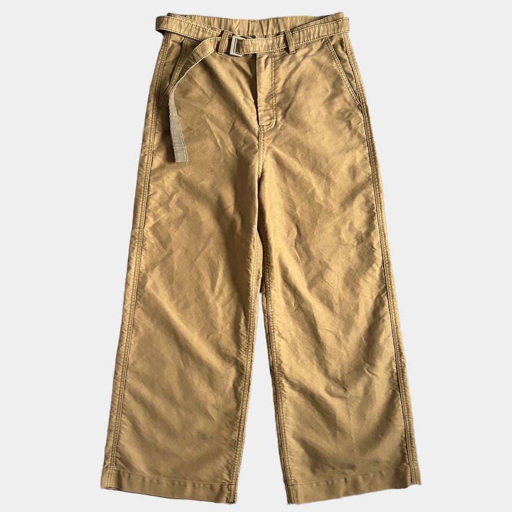 SACAI（サカイ）2023AW ベルテッドモールスキンパンツ｜Enclopedia