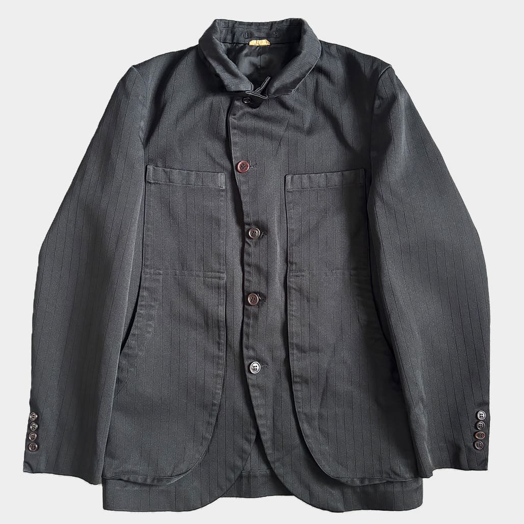 未使用品 21aw コムデギャルソンシャツ ギャバジンテーラードジャケット XS COMME des GARCONS HOMME DEUX（コムデギャルソンオムドゥ