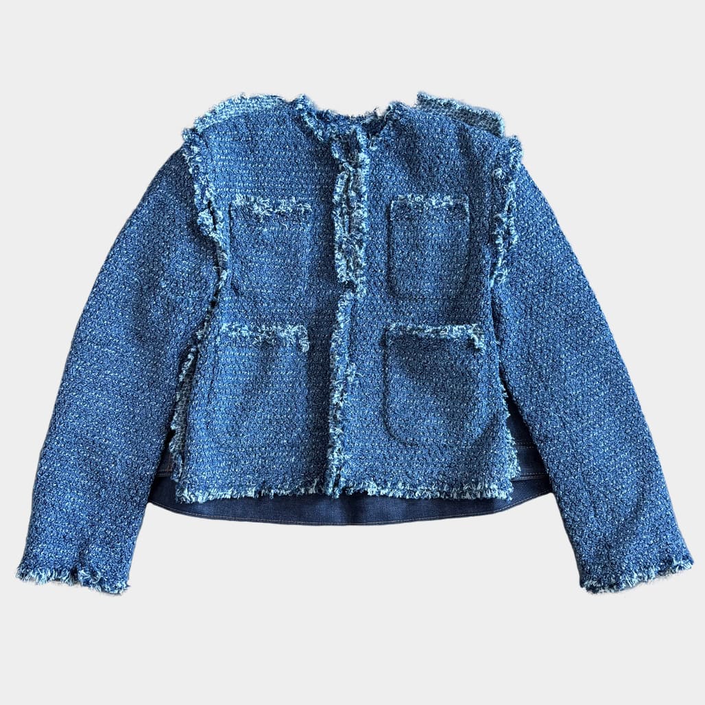 SACAI(サカイ)2025SS ノーカラーパンチングジャケット|SACAI(サカイ)