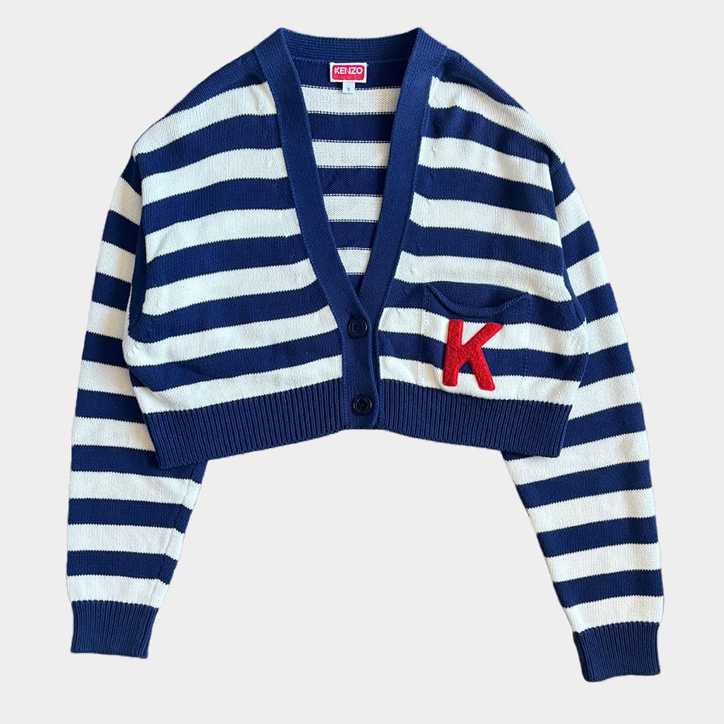 KENZO(ケンゾー)2023SS Kロゴクロップドカーディガン|KENZO(ケンゾー)
