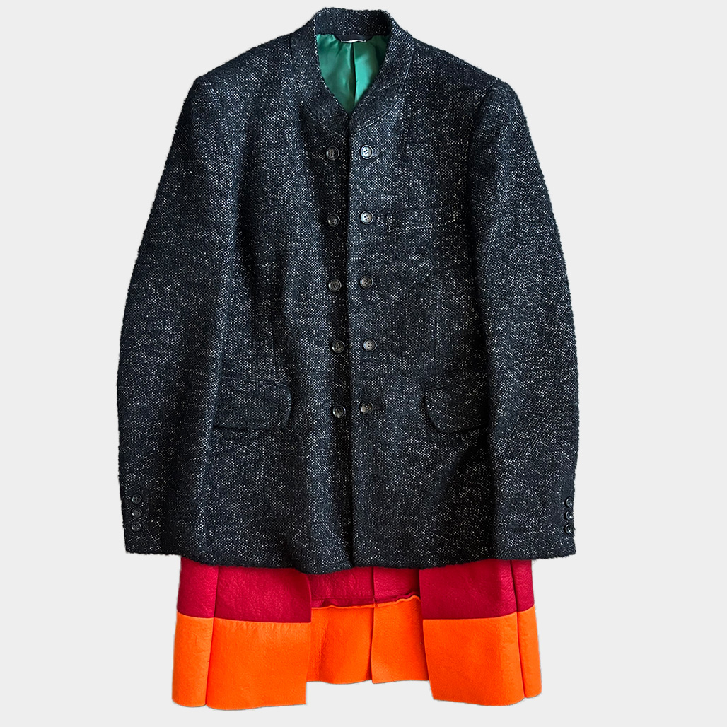 COMME des GARCONS HOMME PLUS(コムデギャルソンオムプリュス)2022AW ツイードレイヤードジャケット|COMME DES GARCONS HOMME PLUS(コムデギャルソンオムプリュス)
