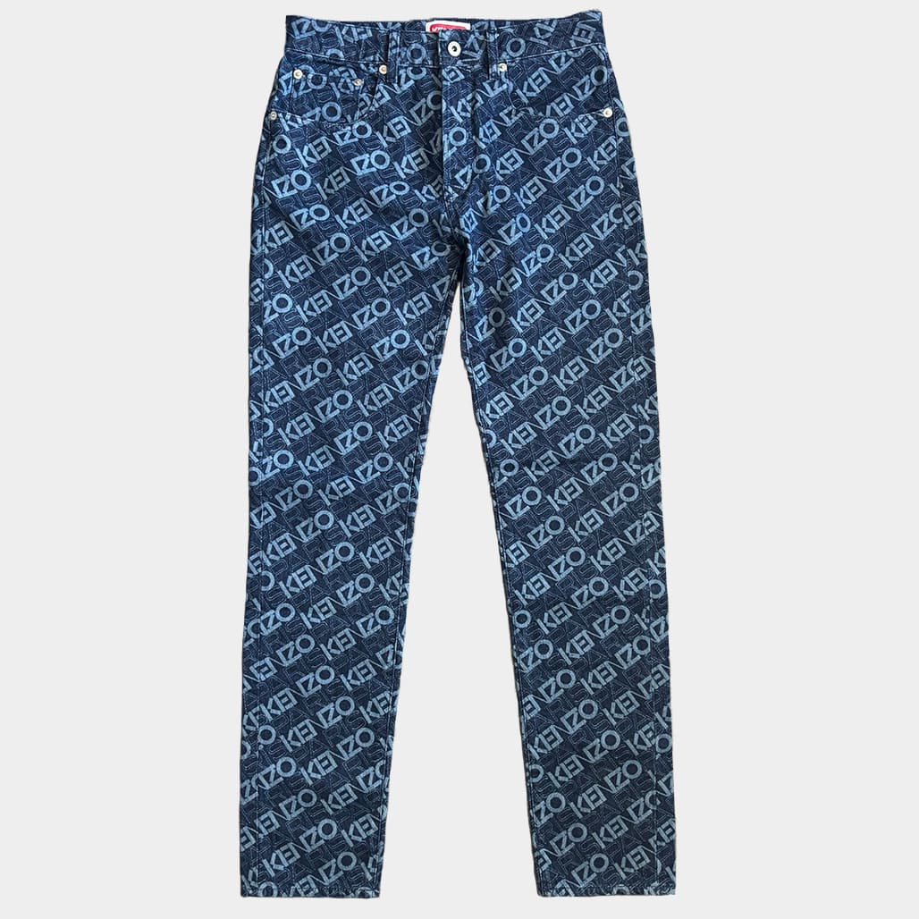 KENZO(ケンゾー)by NIGO 2023AW Monogram Bara Jeans Rinse Blue モノグラムロゴデニムパンツ|KENZO(ケンゾー)