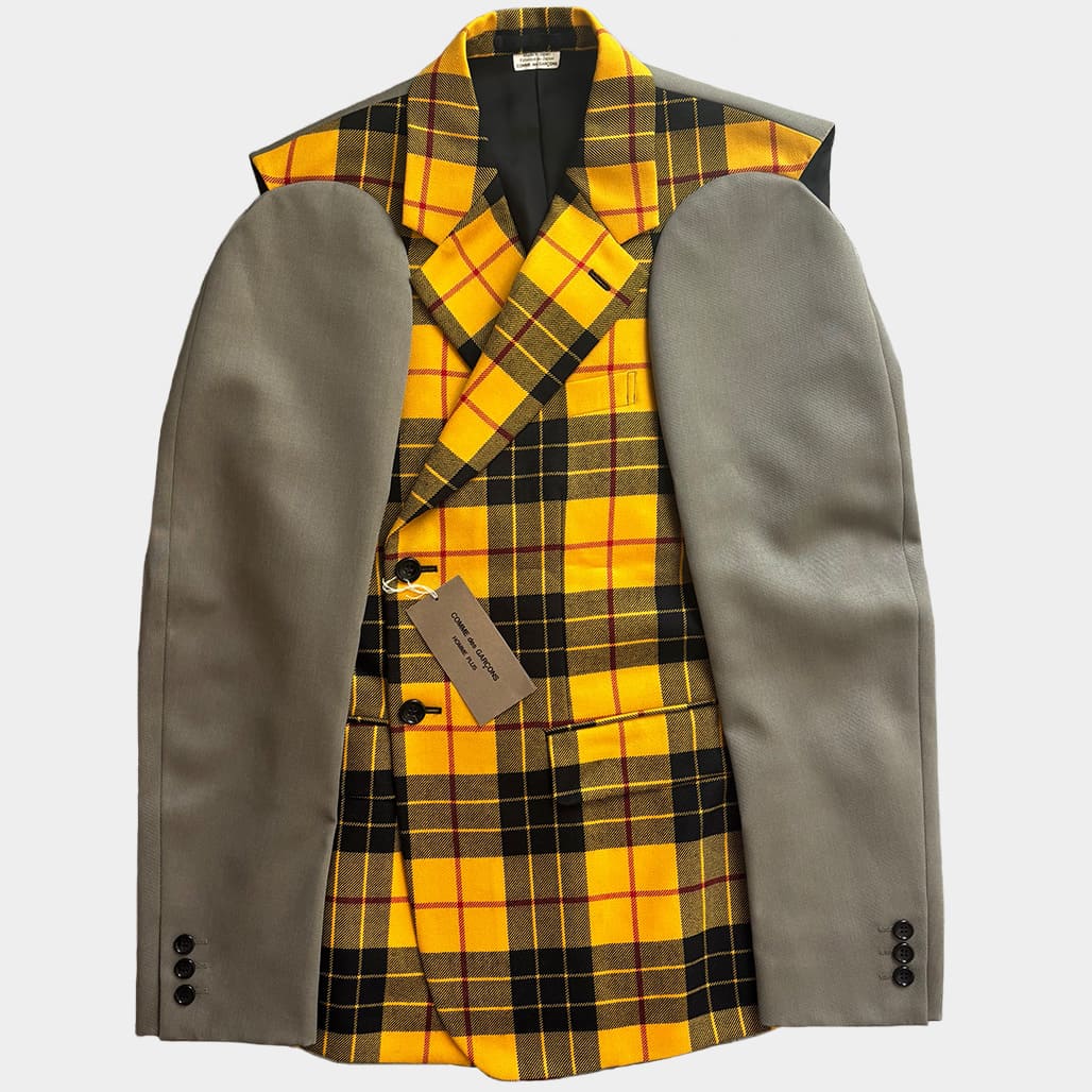 コムデギャルソンオムプリュス 23aw フェイクレザージャケット COMME DES GARCONS HOMME PLUS（コムデギャルソンオムプリュス）2023AW