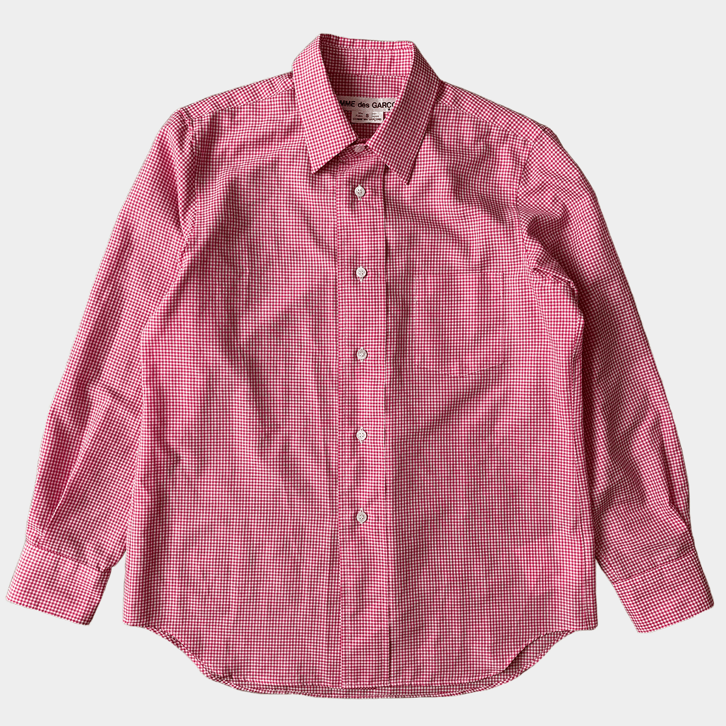 COMME des GARCONS(コムデギャルソン)2025AW ギンガムチェックシャツ|COMME DES GARCONS(コムデギャルソン)
