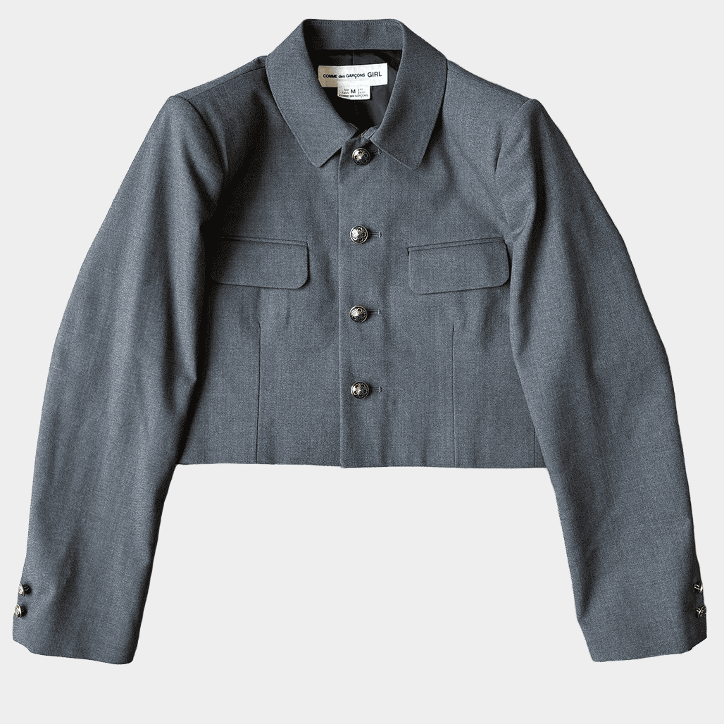 コムデギャルソンガール ケープジャケット M COMME des GARCONS GIRL（コムデギャルソンガール）2025SS クロップド