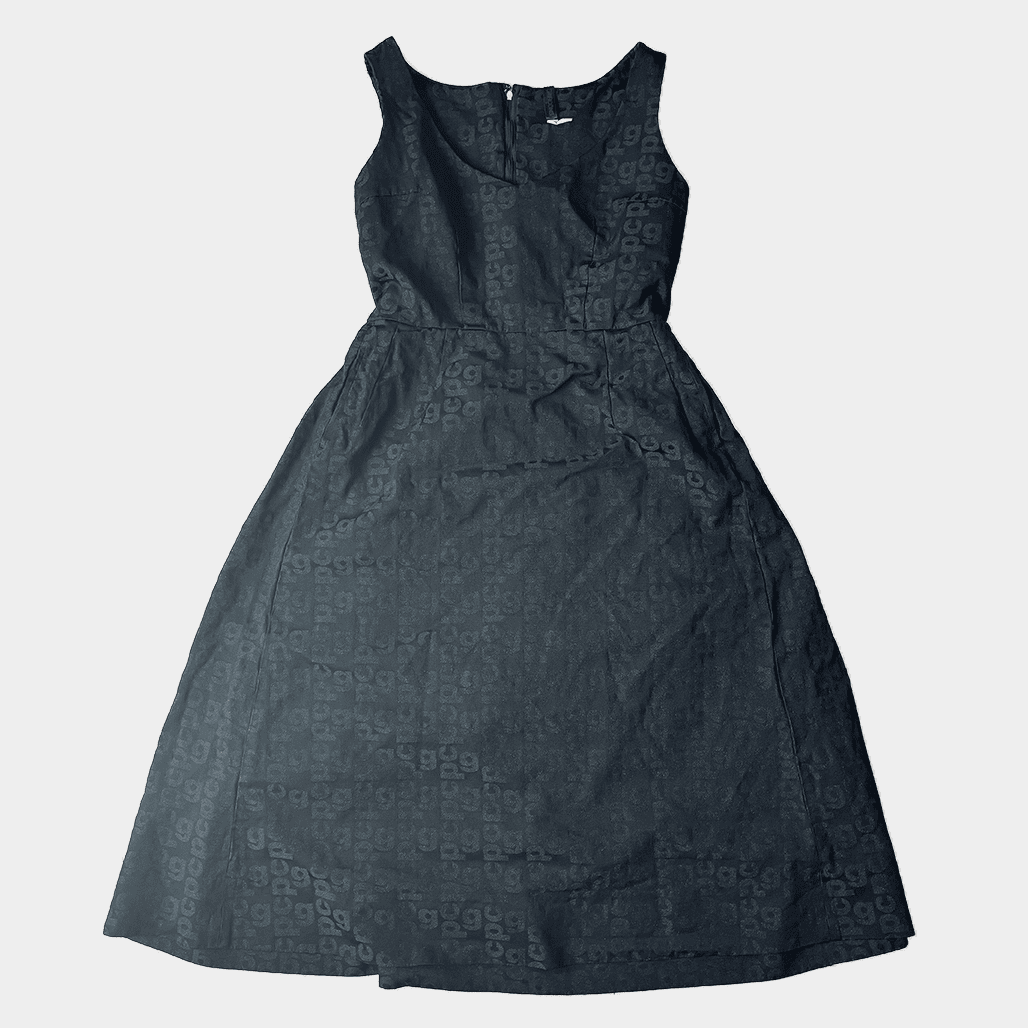 COMME des GARCONS(コムデギャルソン)2020ss 縮絨加工CDGロゴワンピース|COMME DES GARCONS(コムデギャルソン)
