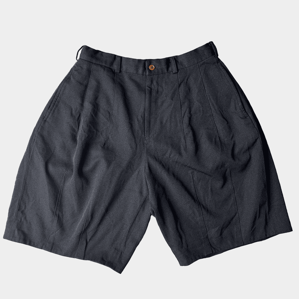 BLACK COMME des GARCONS(ブラックコムデギャルソン)2025ss 縮絨加工ハーフパンツ|BLACK COMME DES GARCONS(ブラックコムデギャルソン)