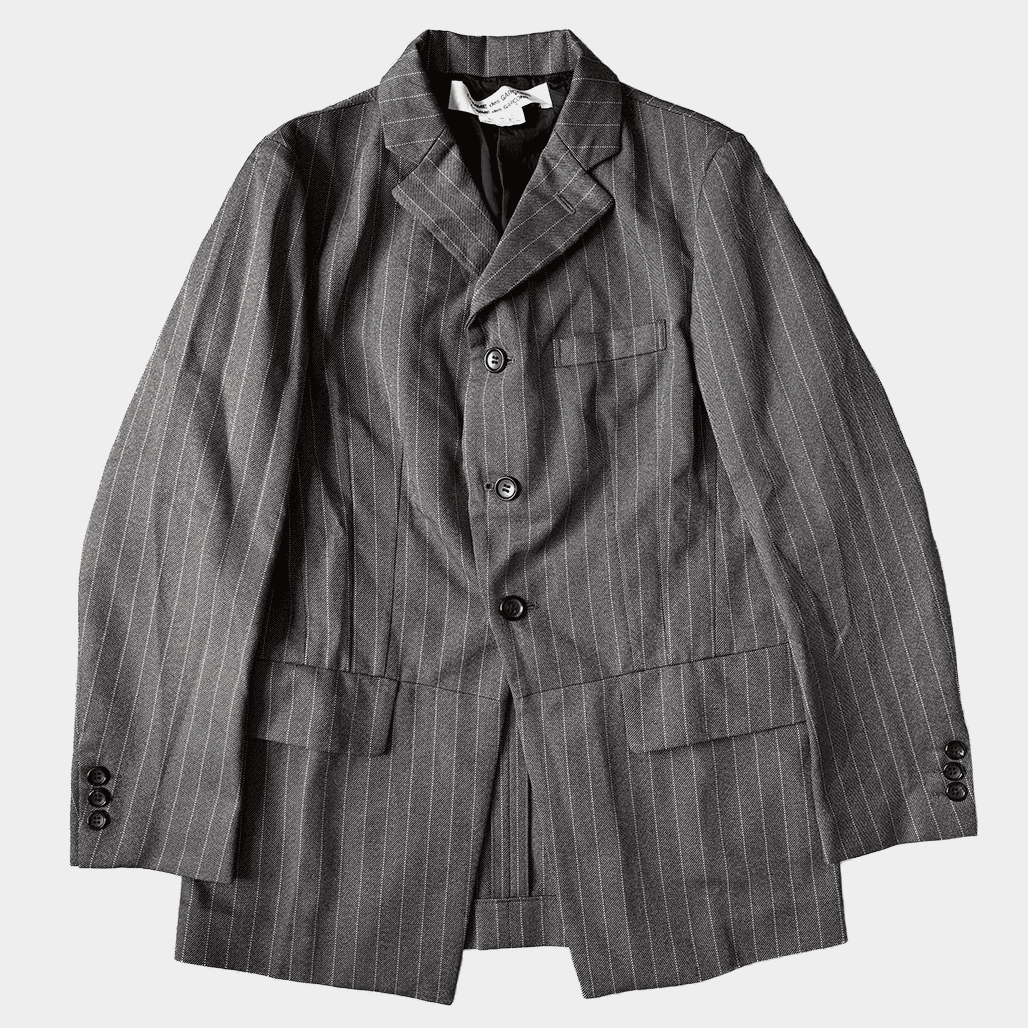 COMME des GARCONS COMME des GARCONS(コムデギャルソンコムデギャルソン)2024SS ストライプテーラードジャケット サイズS|COMME DES GARCONS COMME DES GARCONS(コムデギャルソンコムデギャルソン)