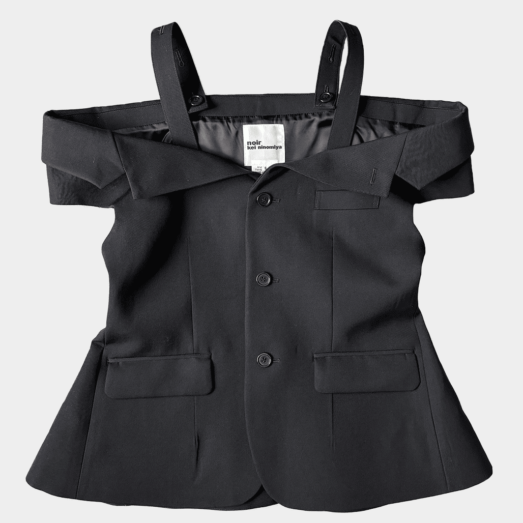 NOIR KEI NINOMIYA(ノワールケイニノミヤ)2025AW オフショルダーブレザー|NOIR KEI NINOMIYA(ノワールケイニノミヤ)