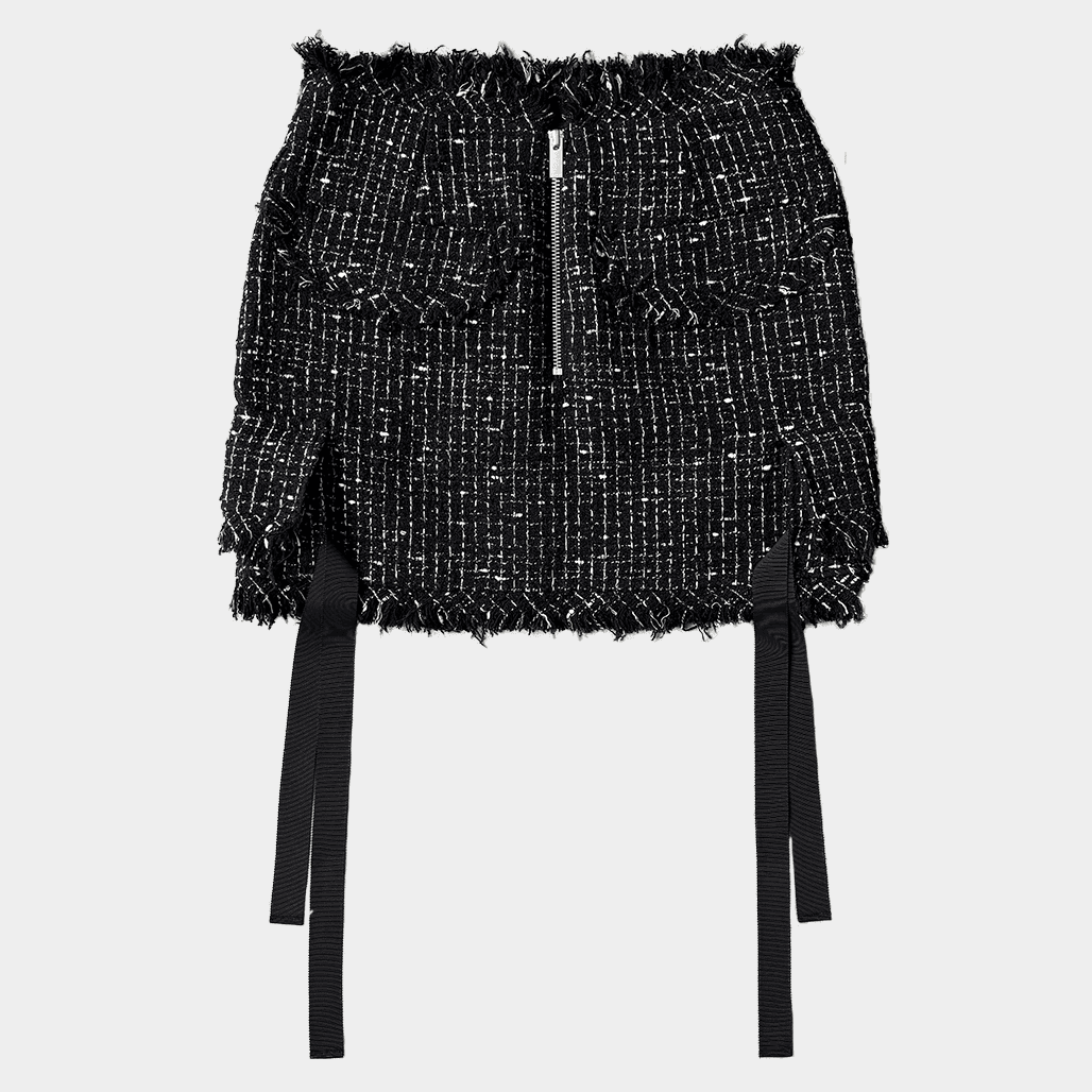 SACAI(サカイ)2022SS ツイードフリンジスカート|SACAI(サカイ)