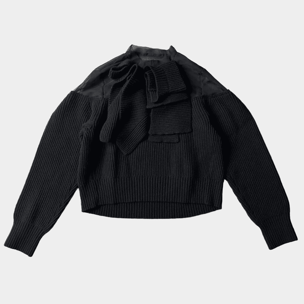 SACAI(サカイ)2023-2024AW サイズ1 シフォンミックスセーター|SACAI(サカイ)