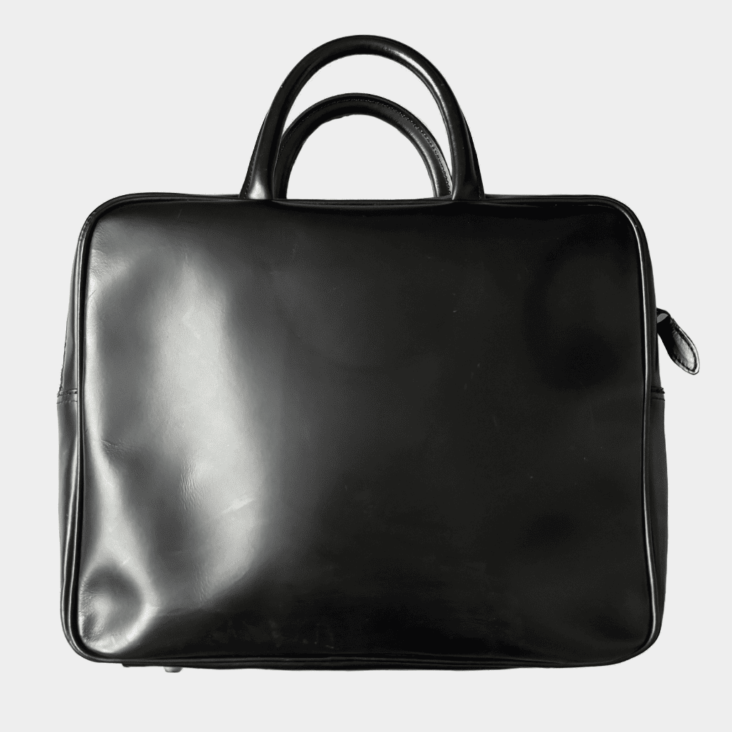 KATSUYUKI YOSHIDA for COMME des GARÇONS(カツユキヨシダ フォー コムデギャルソン)青山オリジナル スクエアステアレザーバッグ|COMME DES GARCONS(コムデギャルソン)