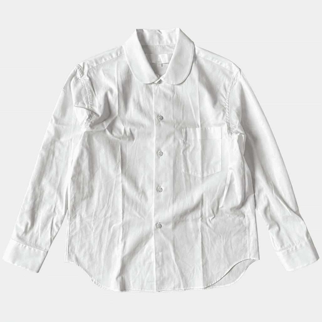 TAO COMME des GARÇONS(タオ コム デ ギャルソン) AD2024 ラウンドカラーシャツ|TAO(タオ・トリココムデギャルソン)
