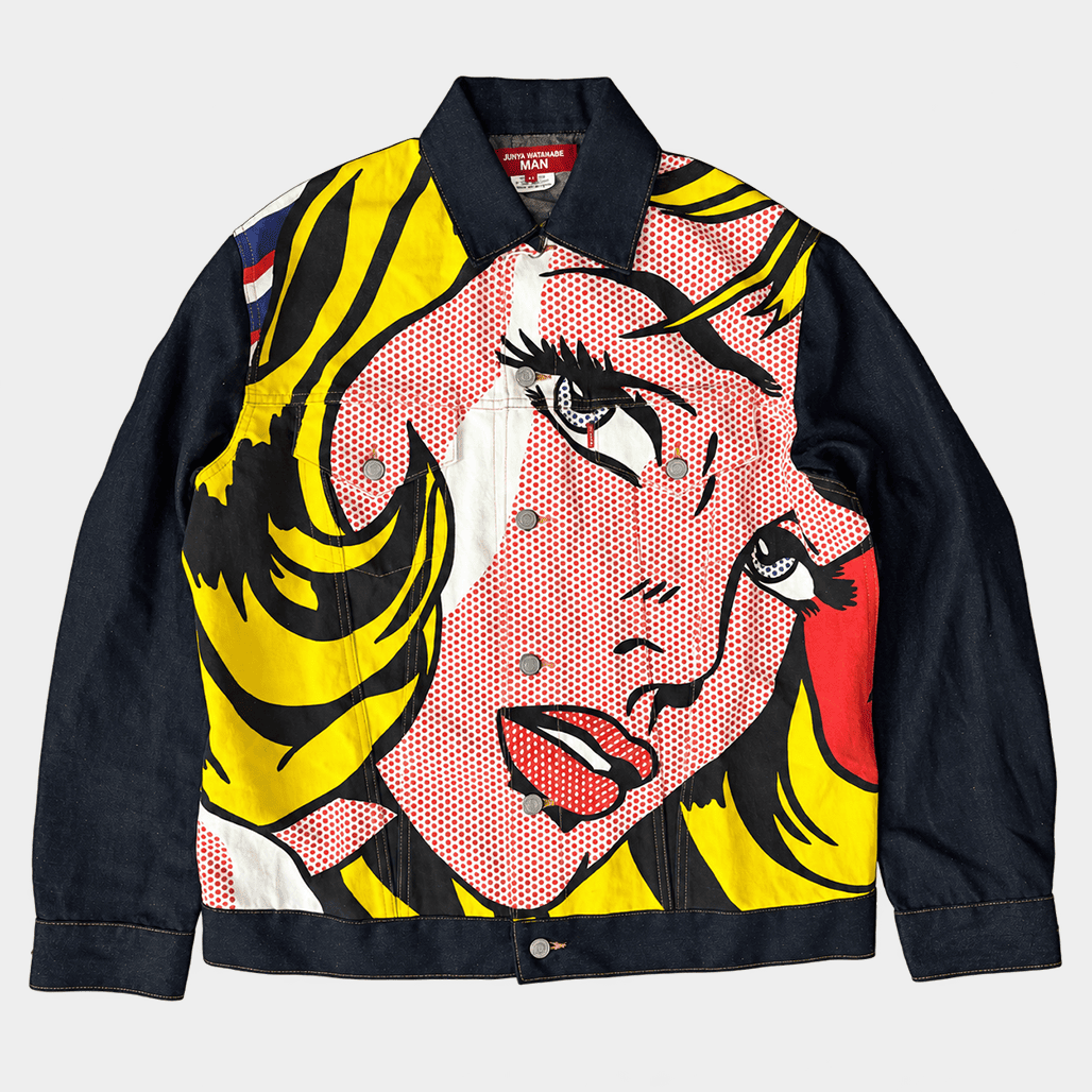 JUNYA WATANABE MAN(ジュンヤワタナベマン) ✖︎ Levi's(リーバイス)2023SS サイズXS Roy Lichtensteinプリントデニムジャケット|JUNYA WATANABE(ジュンヤワタナベ)