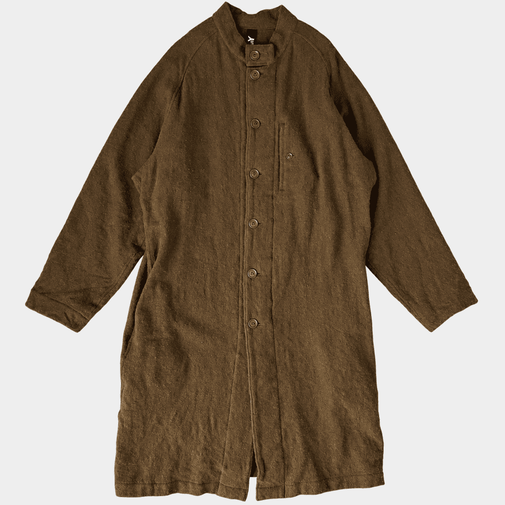 Ground Y(グラウンド ワイ)YOHJI YAMAMOTO 2022AW サイズ3 スタンドカラー ウールナイロンコート|YOHJI YAMAMOTO(ヨウジヤマモト)