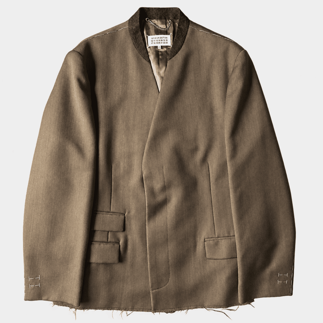 MAISON MARGIELA(メゾン マルジェラ)2021AW カットオフノーカラージャケット|MAISON MARGIELA(メゾンマルジェラ)